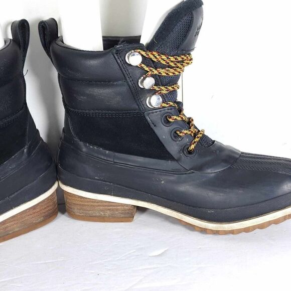 Sorel Women's Slimpack III US7 Black Leather Suede Waterproof Ankle Hiker Boots - Picture 6 of 11